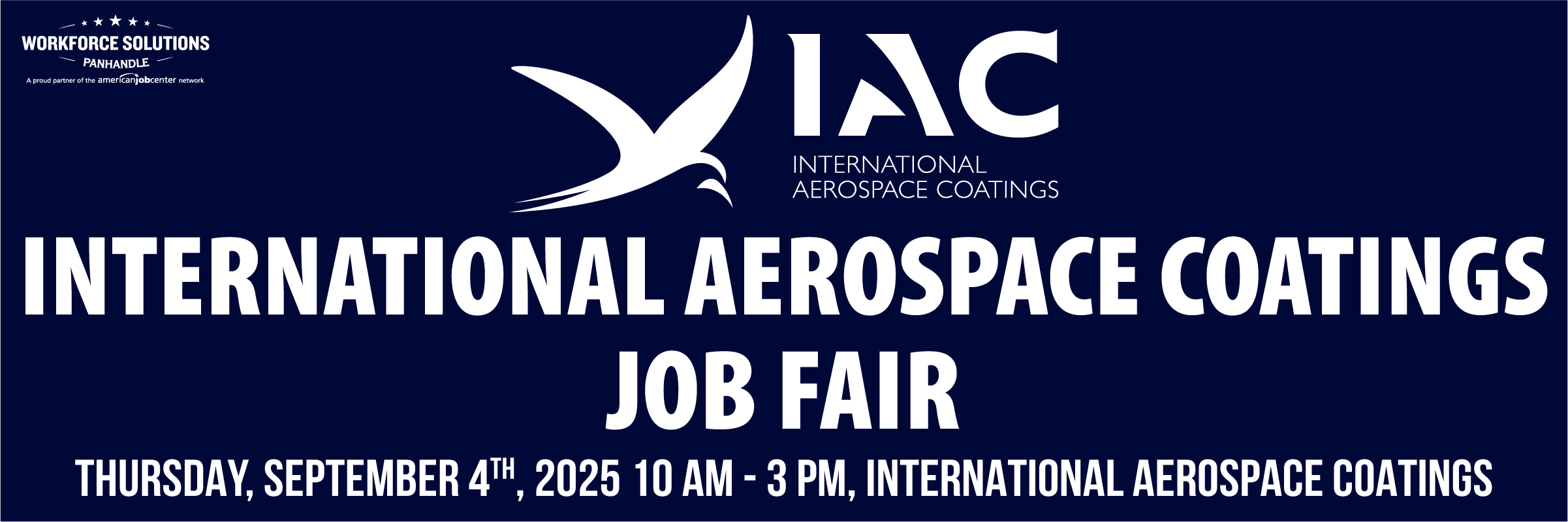 IAC Job Fair Banner 09-04